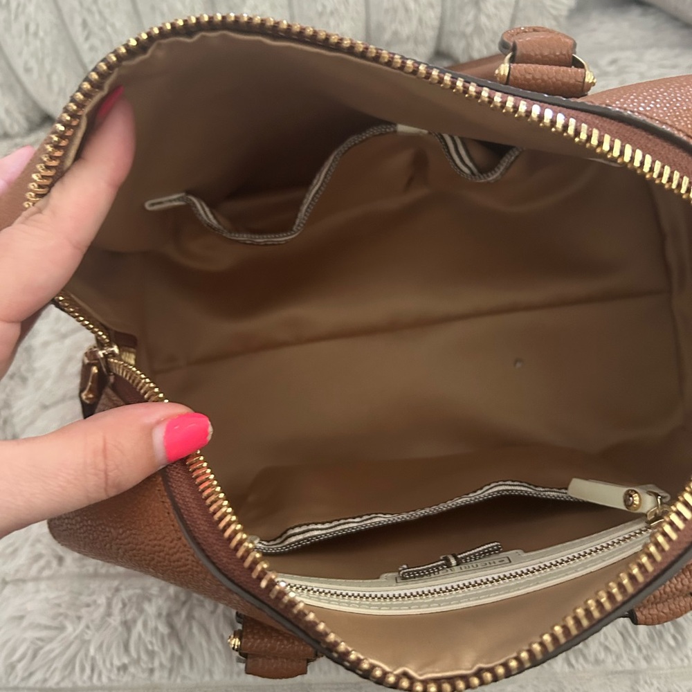 Henri Bendel Brown Leather Satchel - Picture 4 of 7